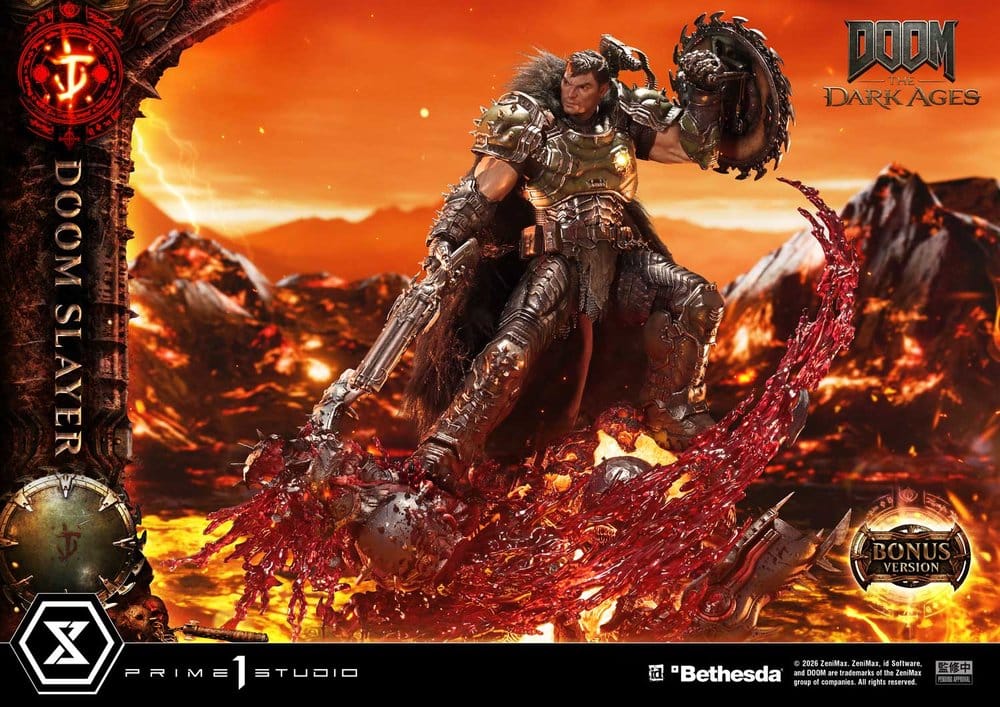 DOOM: The Dark Ages Ultimate Premium Masterline Series Statue 1/4 DOOM Slayer DX Bonus Version 77 cm [4]