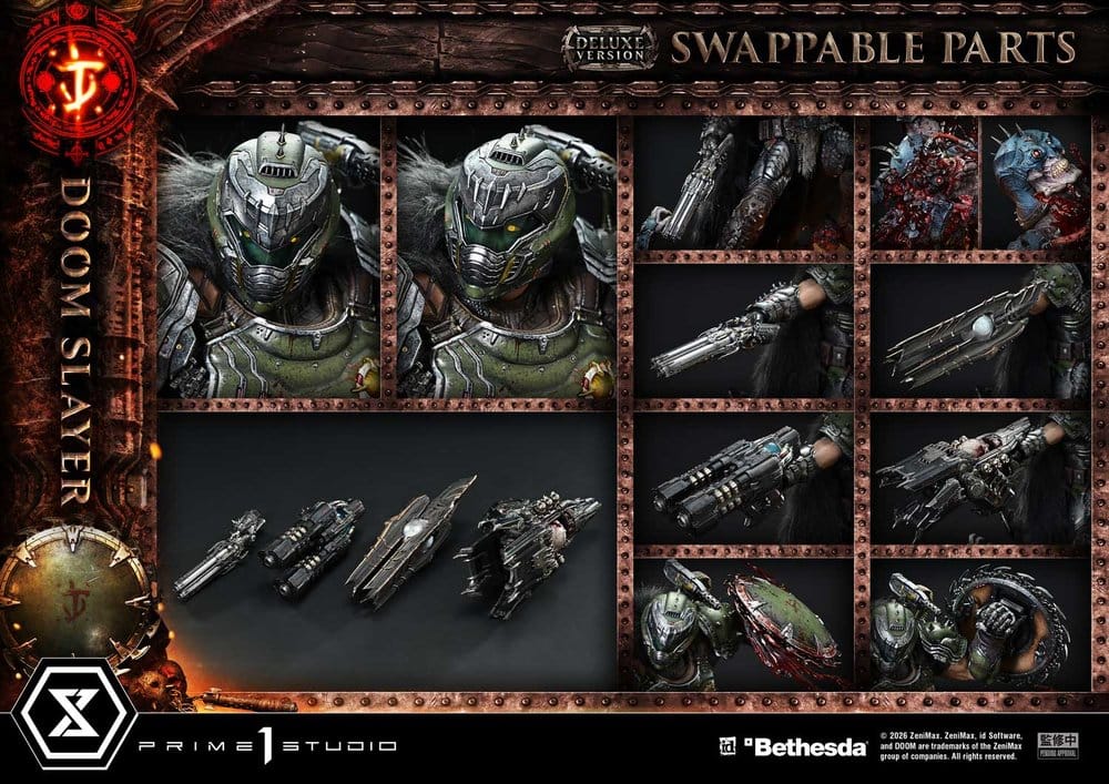 DOOM: The Dark Ages Ultimate Premium Masterline Series Statue 1/4 DOOM Slayer DX Bonus Version 77 cm [10]