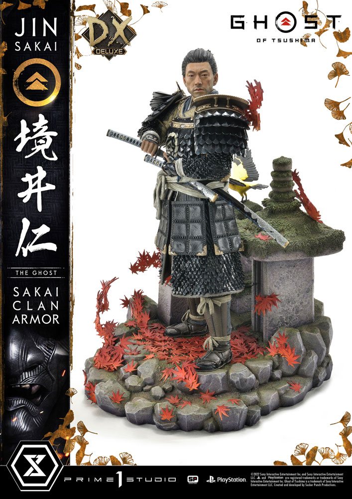 Ghost of Tsushima Statue 1/4 Sakai Clan Armor Deluxe Bonus Version 60 cm