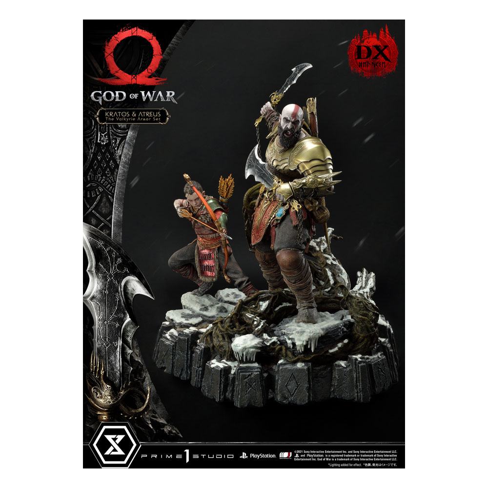 God of War Premium Masterline Series Statue Kratos and Atreus in the Valkyrie (Deluxe Version) 72 cm