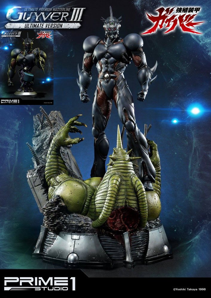 Guyver III Guyver The Bioboosted Armor Statue & Bust Ultimate Edition Set by Prime 1 Studio