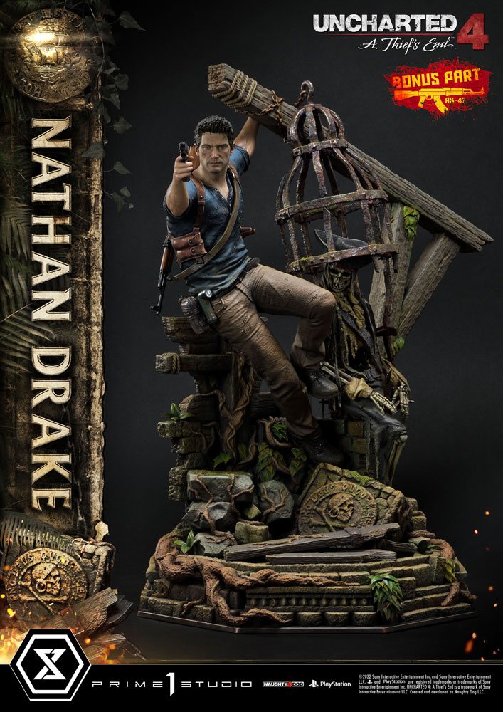 Uncharted 4 Libertalia Collector's Edition, Nathan Drake Statue Figure  ONLY