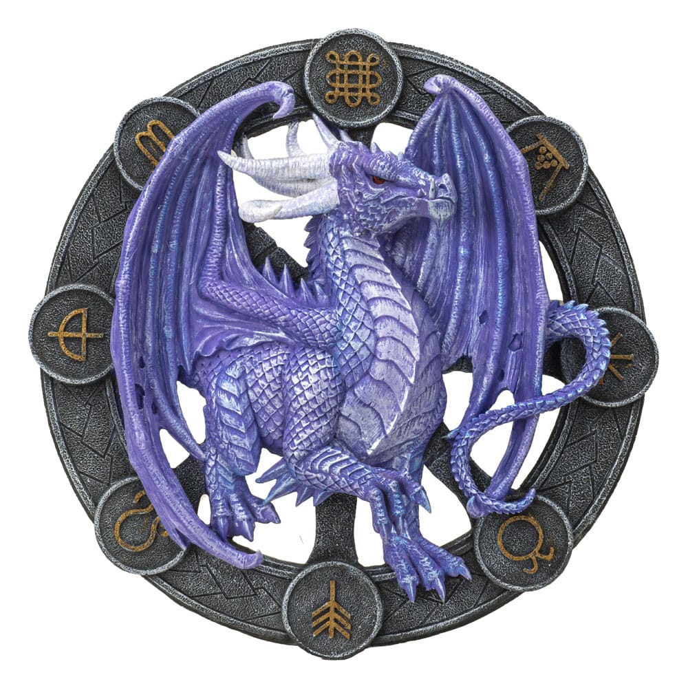 Anne Stokes Plaque Samhain Dragon 32 cm