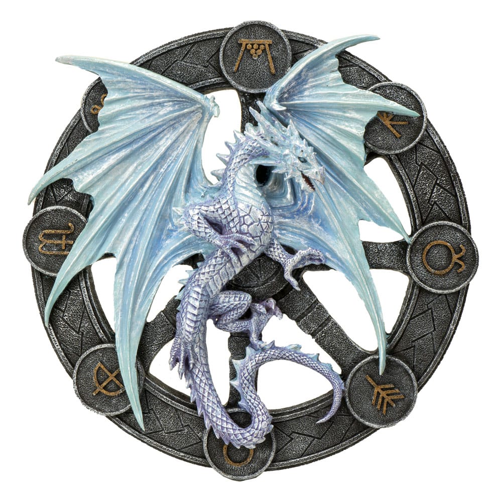 Anne Stokes Plaque Yule Dragon 32 cm