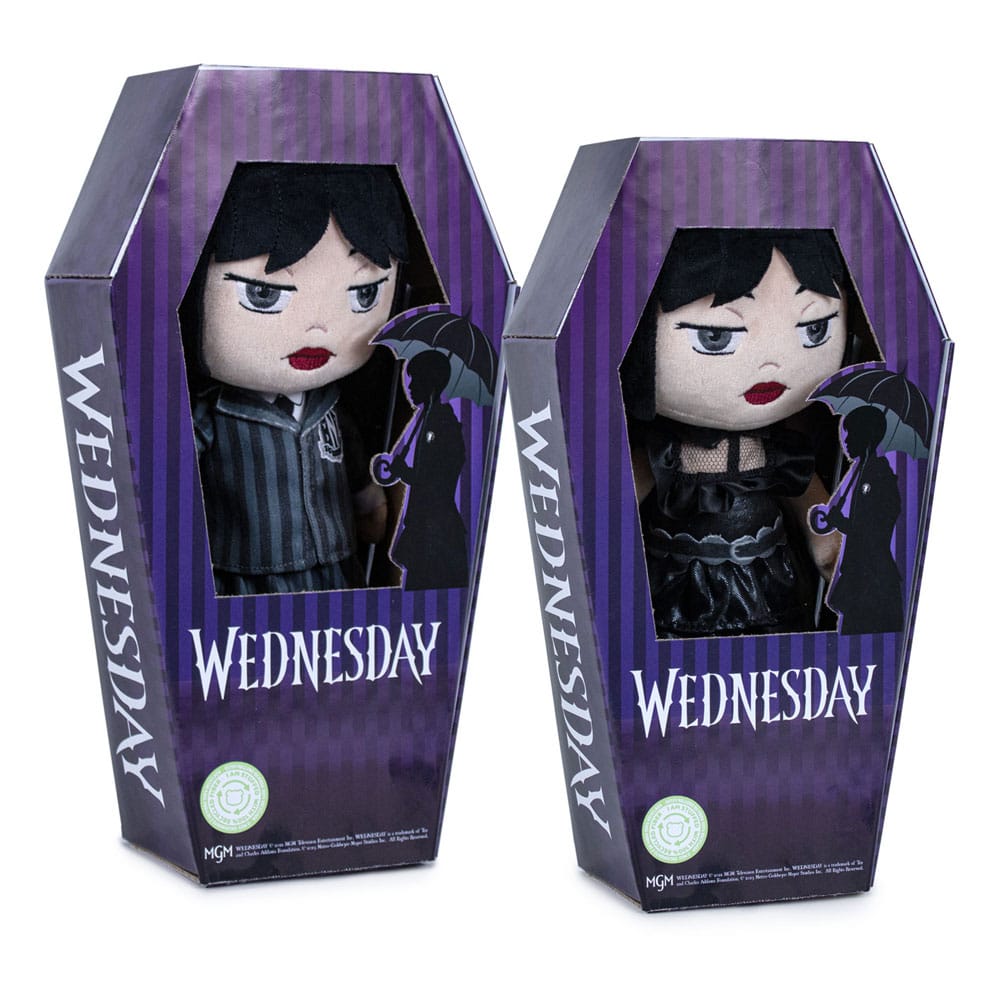 Wednesday Bamser - Wednesday 32 cm Assortment with Coffin (6)