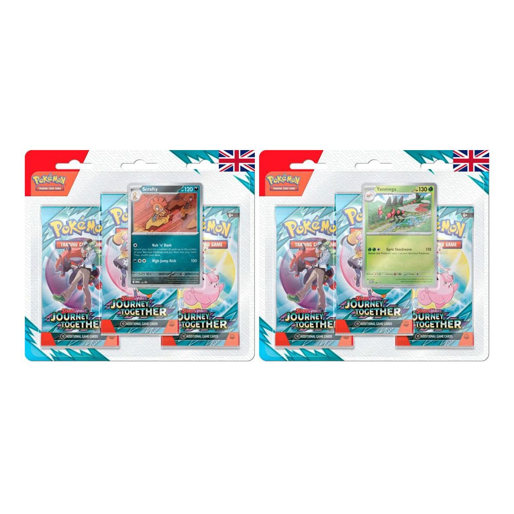 Pok&#233;mon TCG Scarlet & Violet 09 Journey Together 3-Pack Blister *English Version*