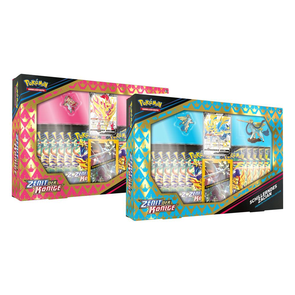 Pokemon Sword & Shield 12.5 Premium Figure Box Zacian & Zamazenta *DUITS*