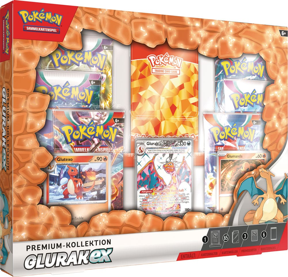 Pokémon TCG Premium Collection Glurak EX *German Version*