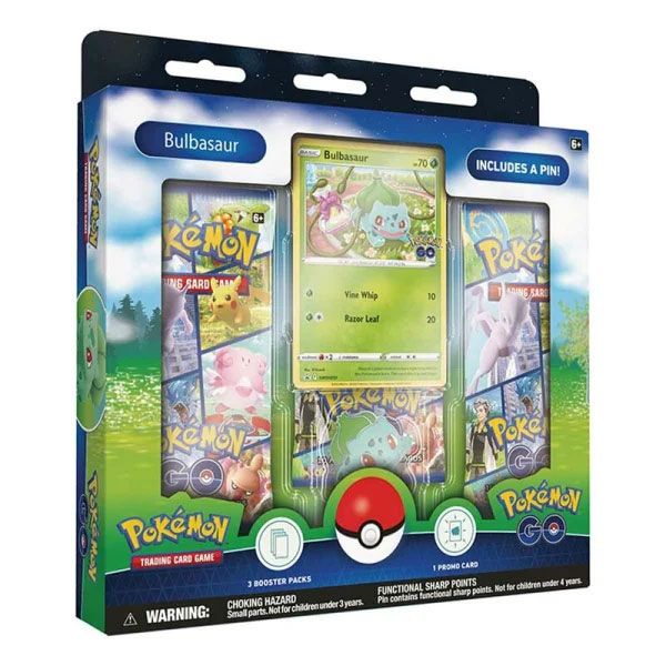 Pokémon TCG GO Pin Box Bulbasaur (6) *English Version*