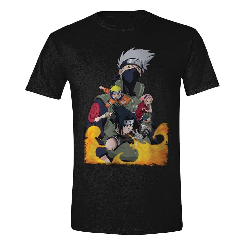 Naruto Shippuden Heren Tshirt -L- Group Zwart