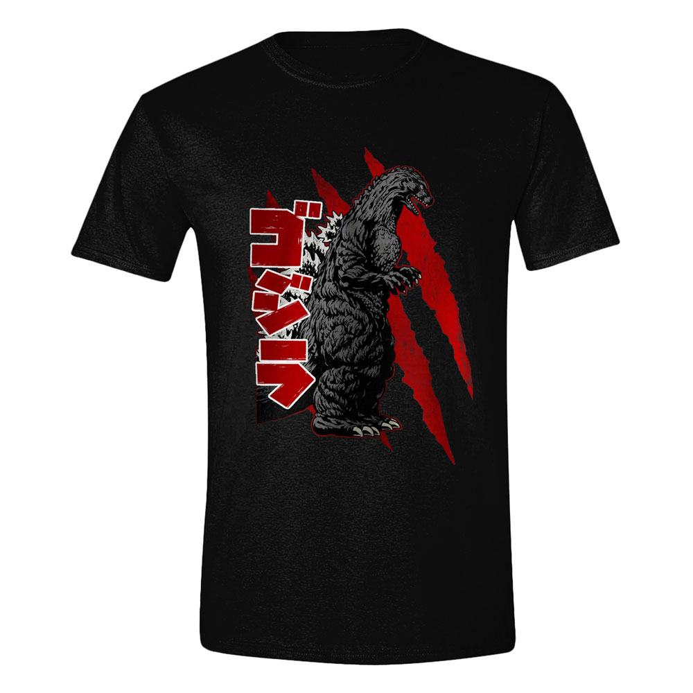 Godzilla Heren Tshirt -XL- Japanese Monster Zwart