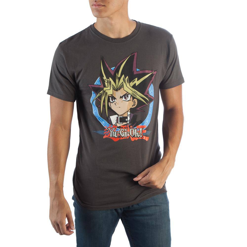 Yu Gi Oh! - Yami Yugi Men T-Shirt - Charcoal - L