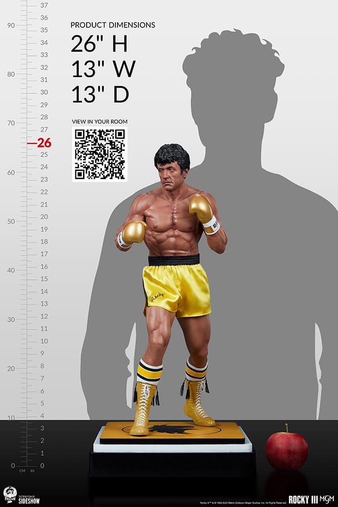 Køb Rocky III Statue 1/3 Rocky 66 cm hos Superhelten Legetøj