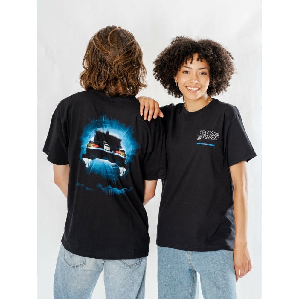 Back to the Future T-Shirt Delorean Reverse Size M