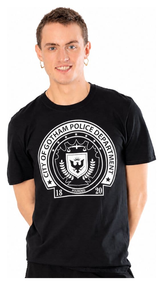 Batman T-Shirt Arkham City GCPD Front Print