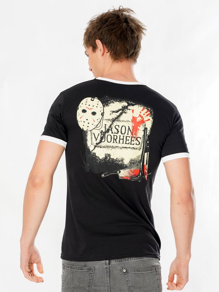Friday the 13th T-Shirt Life Ring Mask Reverse Size S