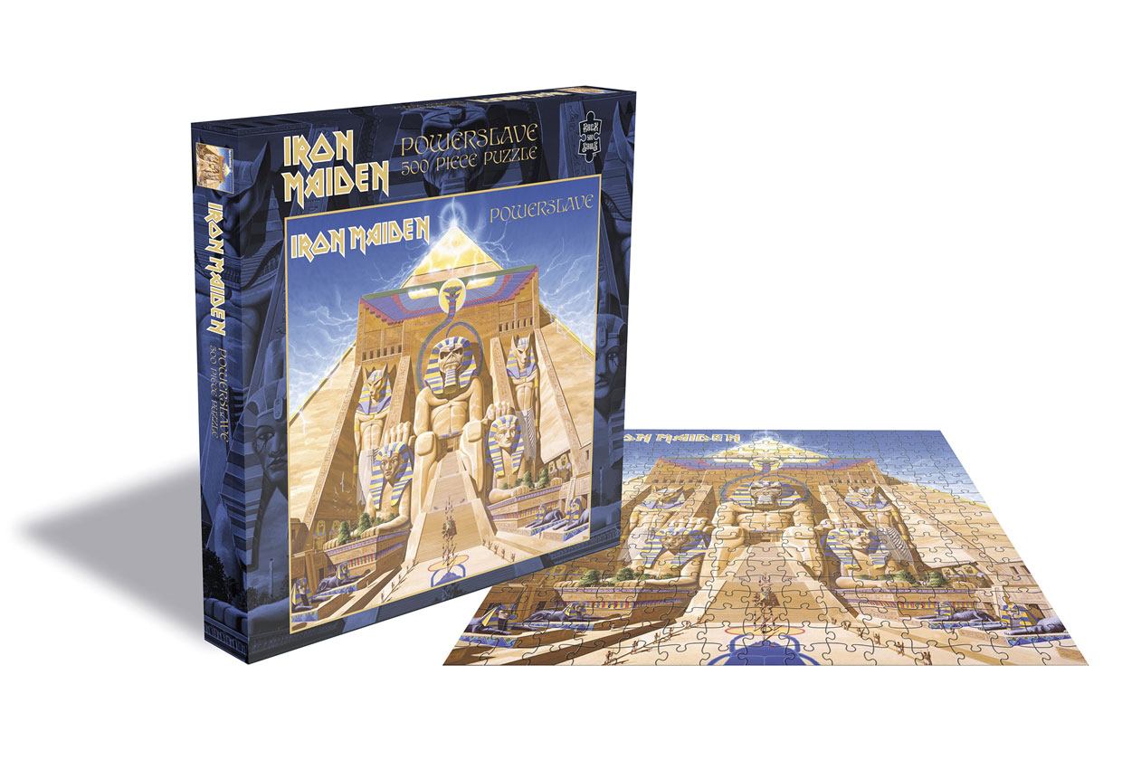 Iron Maiden puslespil med Powerslave på 500 brikker