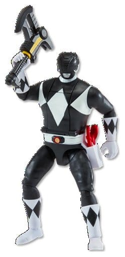 PRECOMENZI - Mighty Morphin Power Rangers Season 2 Auto-Morphin Action Figure Black Ranger