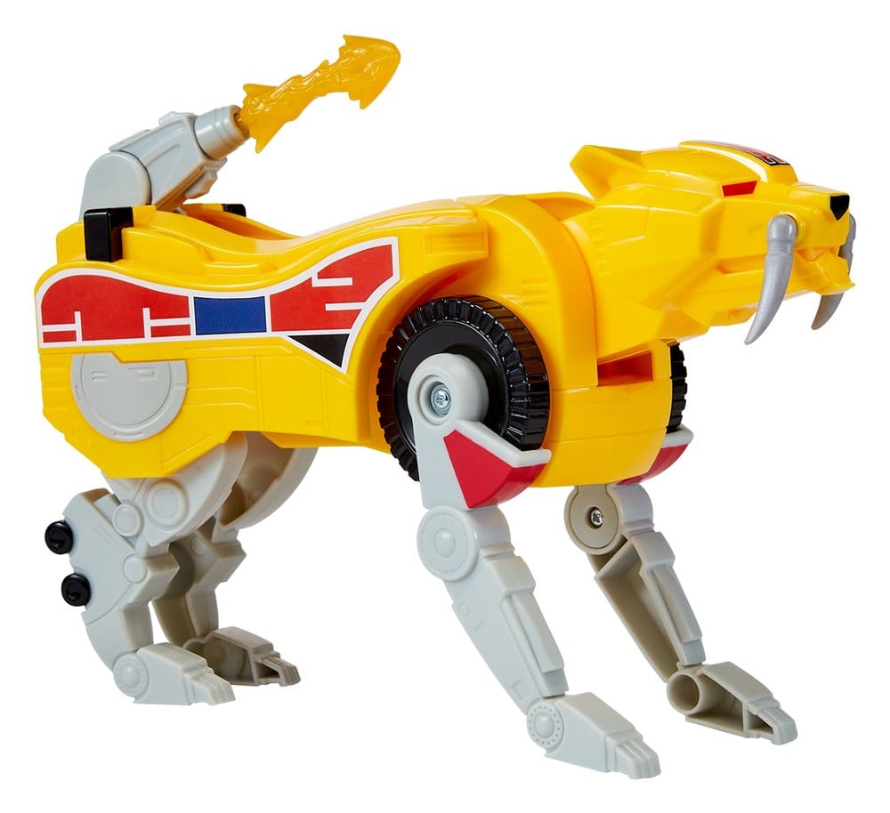PRECOMENZI - Mighty Morphin Power Rangers Combinable Dinozord Action Figure Sabertooth Tiger 20 cm