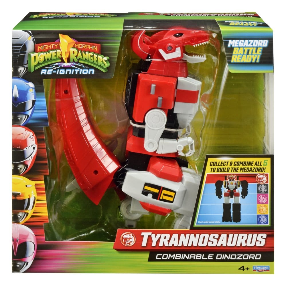 PRECOMENZI - Mighty Morphin Power Rangers Combinable Dinozord Action Figure Tyrannosaurus 25 cm