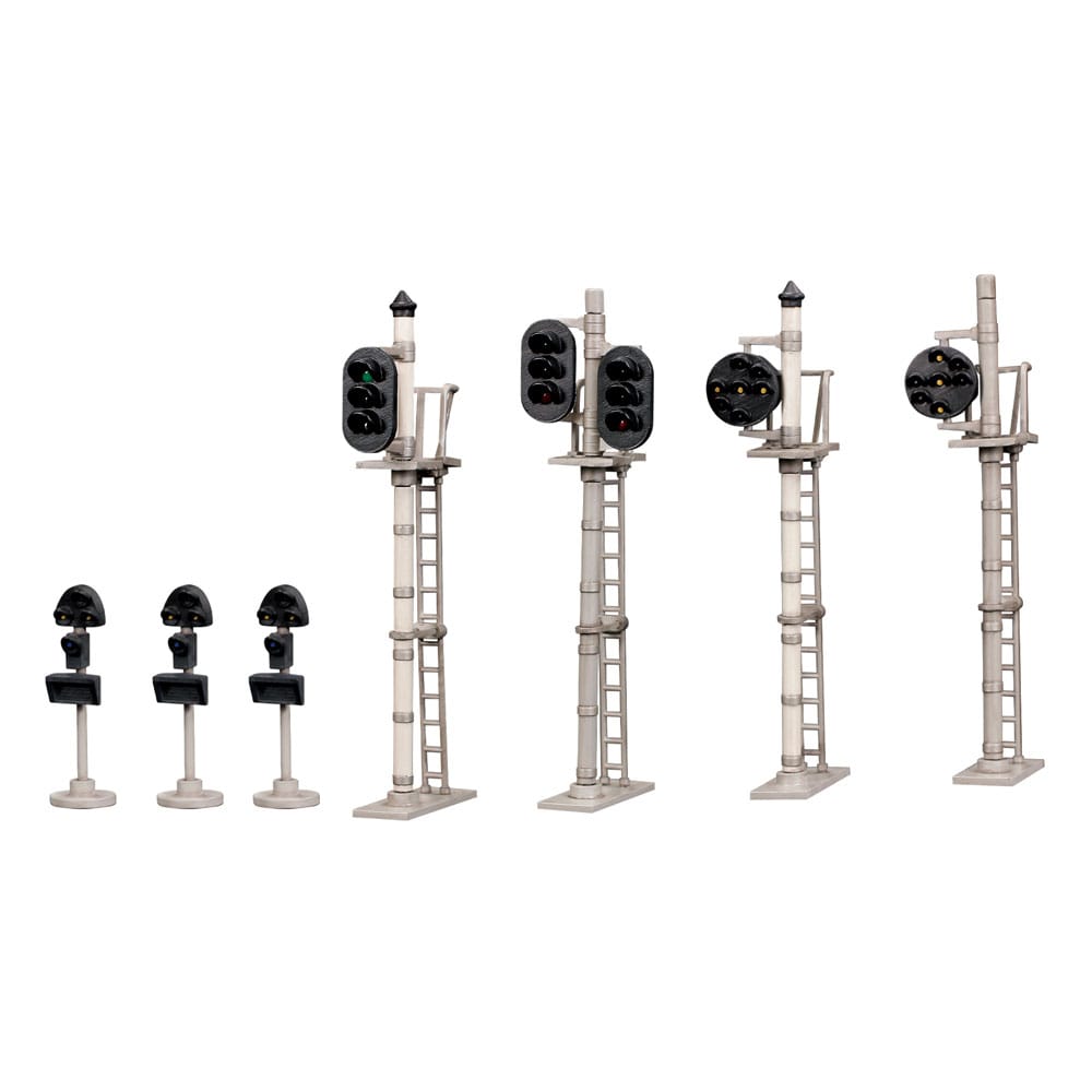 Original Illustration 1/80 Plastic Model Kit 1/80 Railway Signal Set (re-run) 9 cm