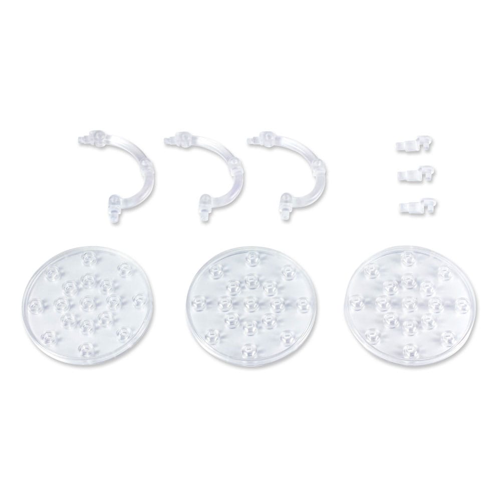PLUM Figure Stands Multi Base Clear 3-Pack