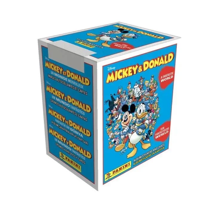 Mickey & Donald - A Fantastic World Sticker & Card Collection Display (36)