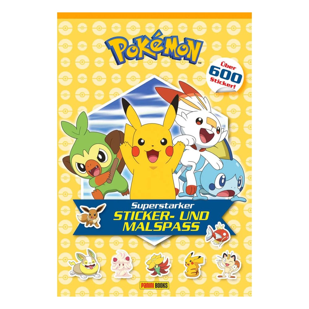 Pokémon Book Superstarker Sticker- und Malspaß *German Version*