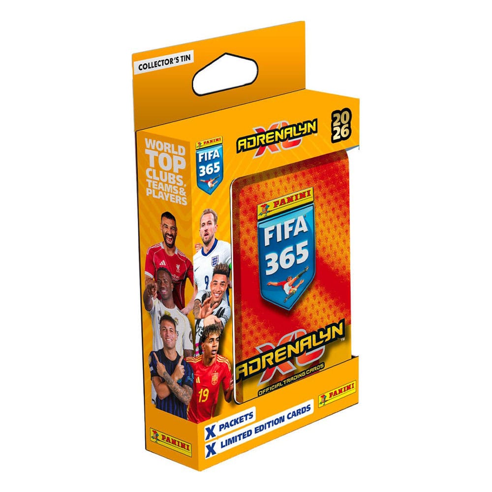 FIFA 365 Adrenalyn XL 2025 Trading Cards Pocket Tin Box (5)