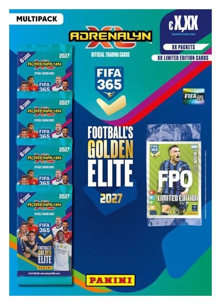 FIFA 365 Adrenalyn XL 2027 Trading Cards Multipack Display (5) *German Version*