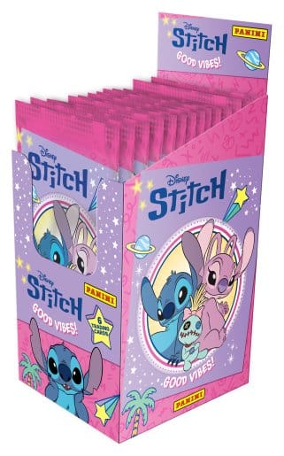 PRECOMENZI - Stitch Trading Cards Good Vibes Display (24)