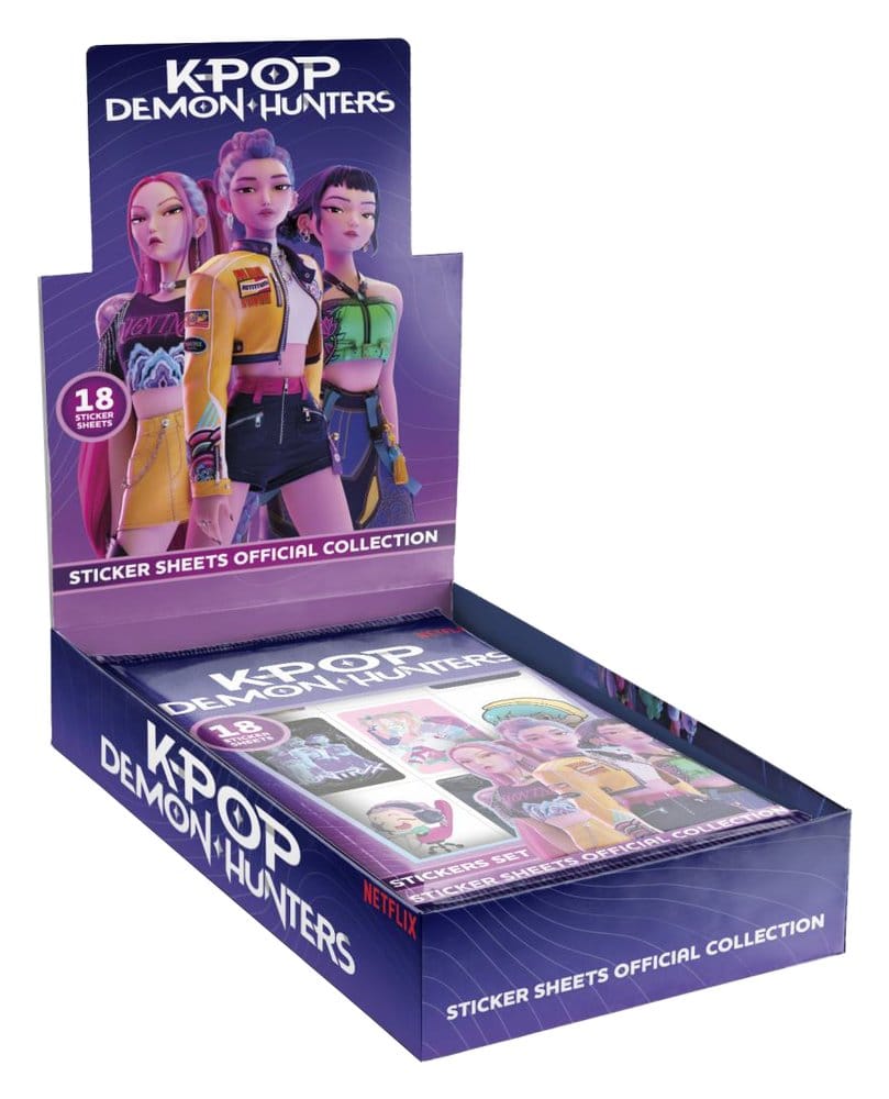 KPop Demon Hunters Sticker Sheets Display Box (18)