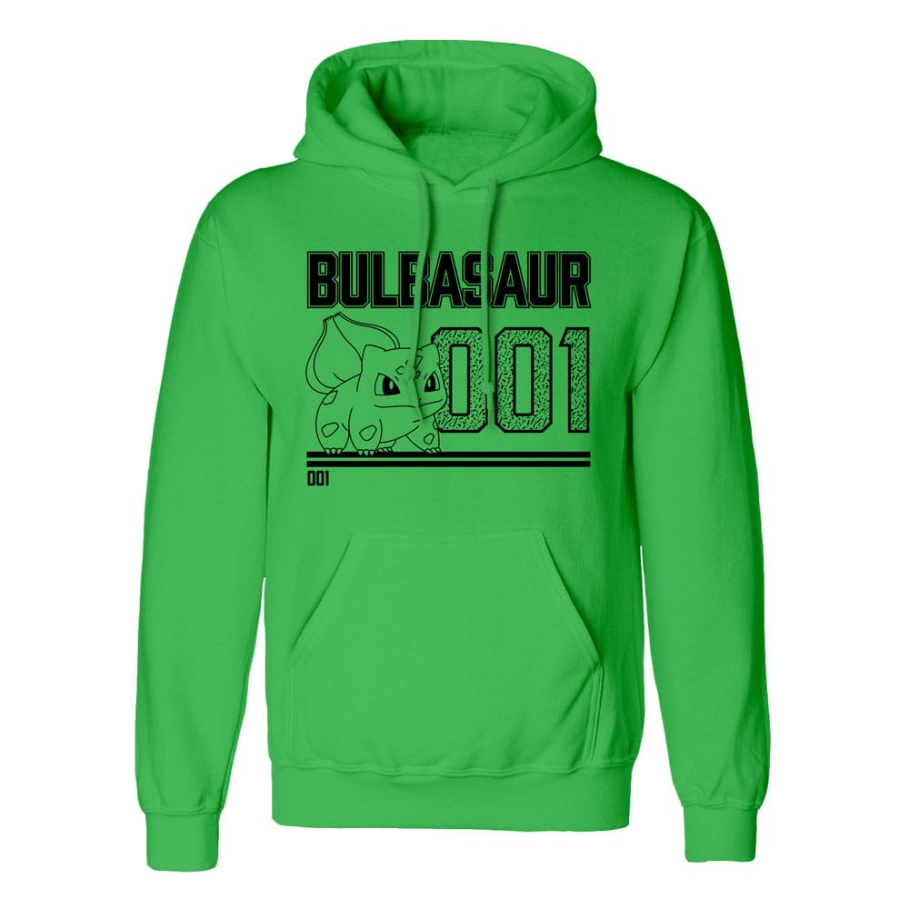 Pokemon Hooded Sweater Bulbasaur Line Art Size XL