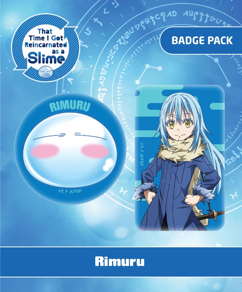 That Time I Got Reincarnated as a Slime Pin Badges 2-Pack Rimuru