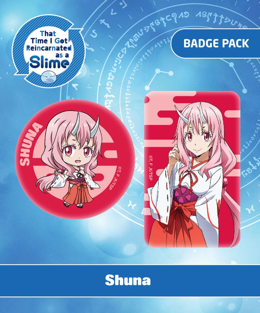 That Time I Got Reincarnated as a Slime Pin Badges 2-Pack Shuna