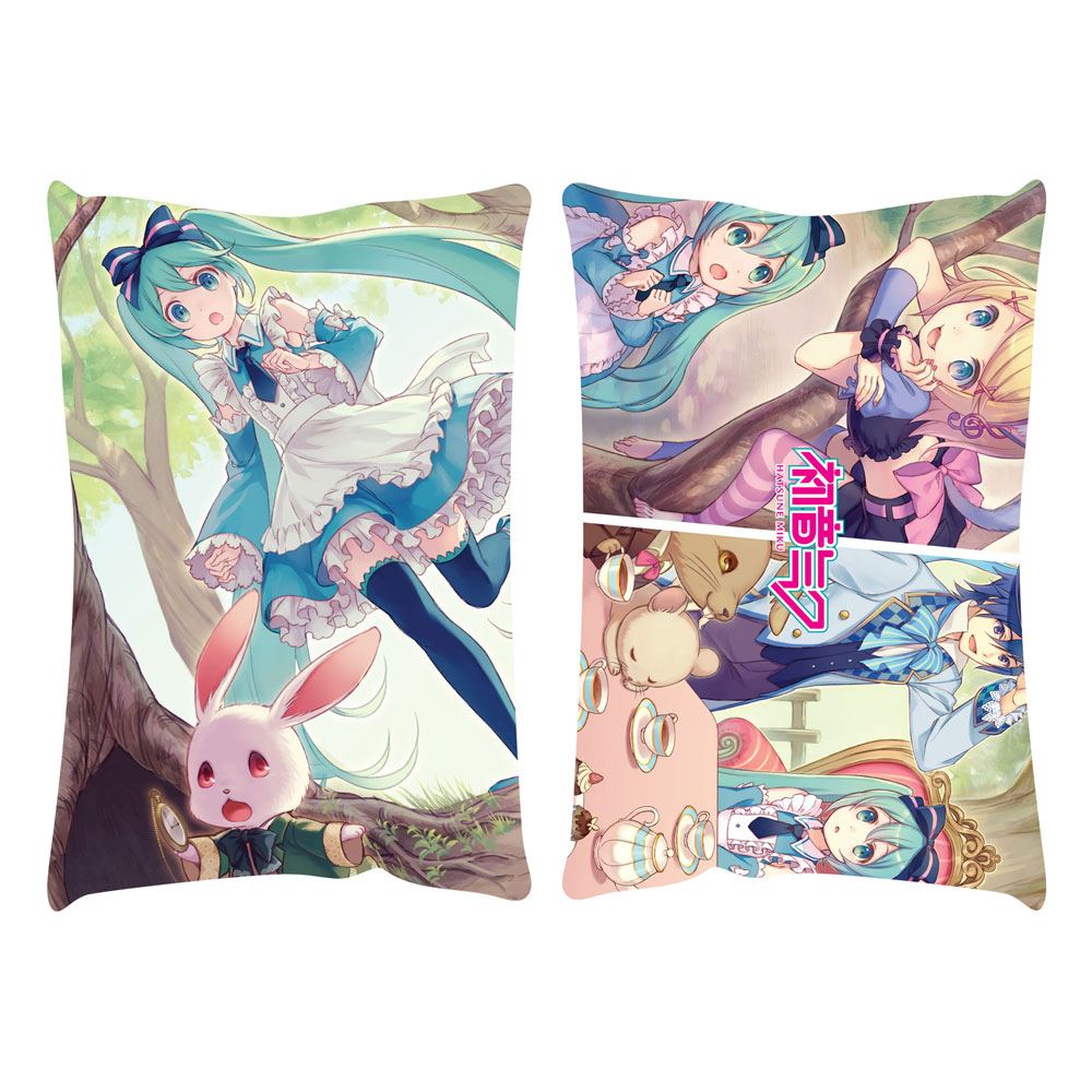 Hatsune Miku Pillow Miku in Wonderlan 50 x 35 cm