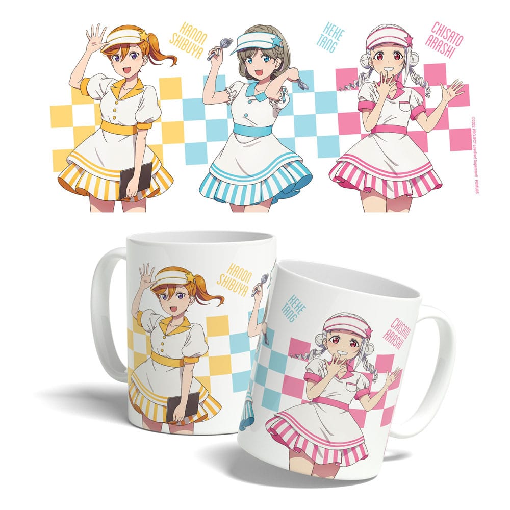 Love Live! Superstar!! Mug American Diner Kanon, Keke, Chisato 325 ml