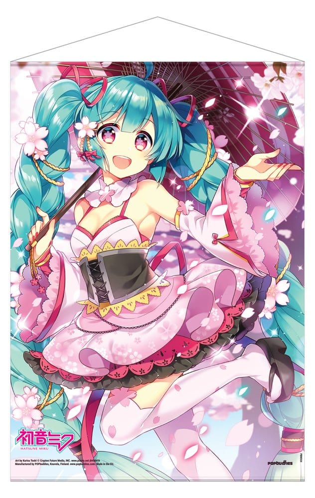 PRECOMENZI - Hatsune Miku Wallscroll Hanami 50 x 70 cm