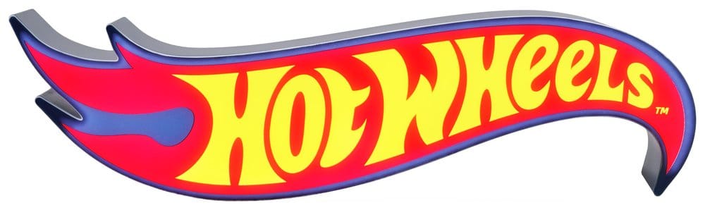 Hot Wheels Light Yellow Logo 9 cm