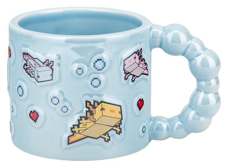 Minecraft Mug Axolotl Bubble Shaped