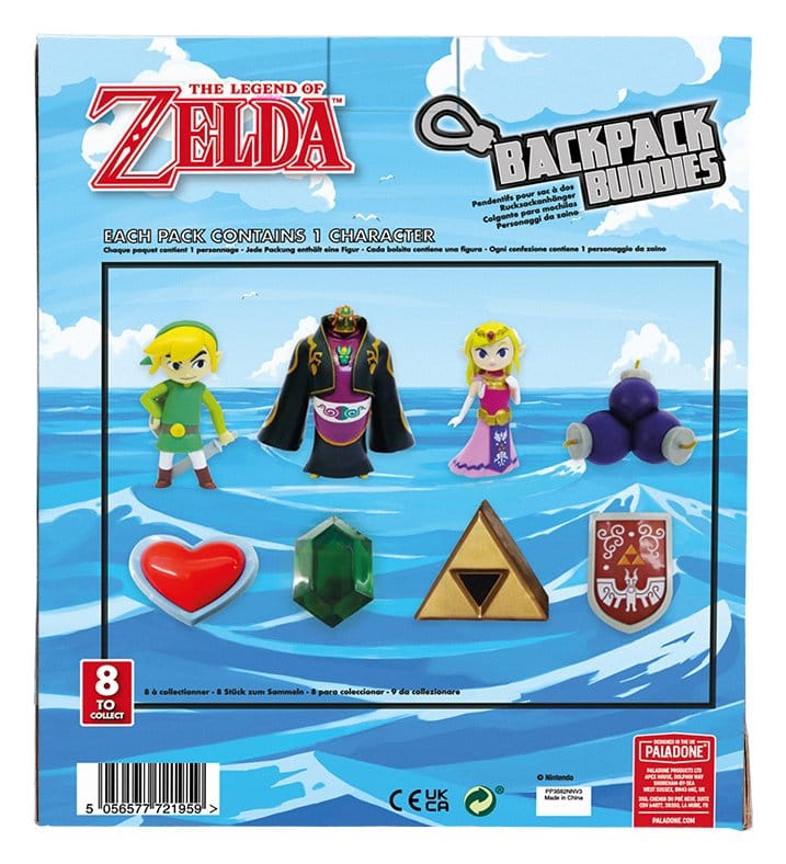 The Legend of Zelda Bag Clips Backpack Buddies Series 2 V3 Blind-Bag Display (24) [10]
