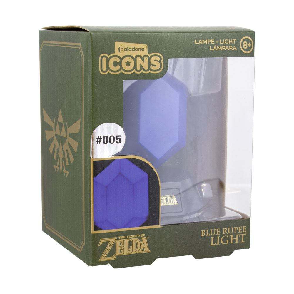 The Legend of Zelda 3D Icon Light Blue Rupee 10 cm [1]