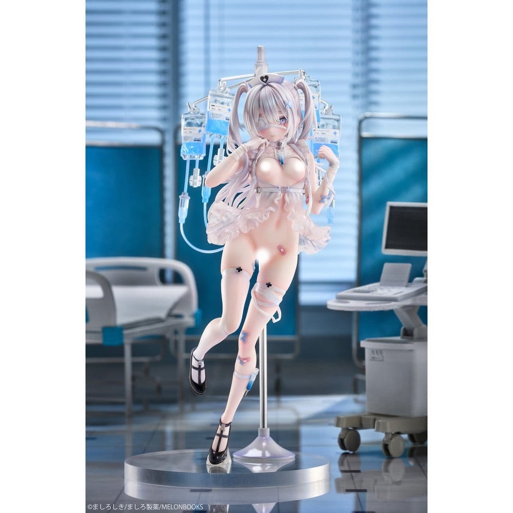 PRECOMENZI - Original Character PVC Figure 1/6 Mikuro Siino Nurse Ver. Deluxe Edition Illustrated by Mashiro Shiki 29 cm