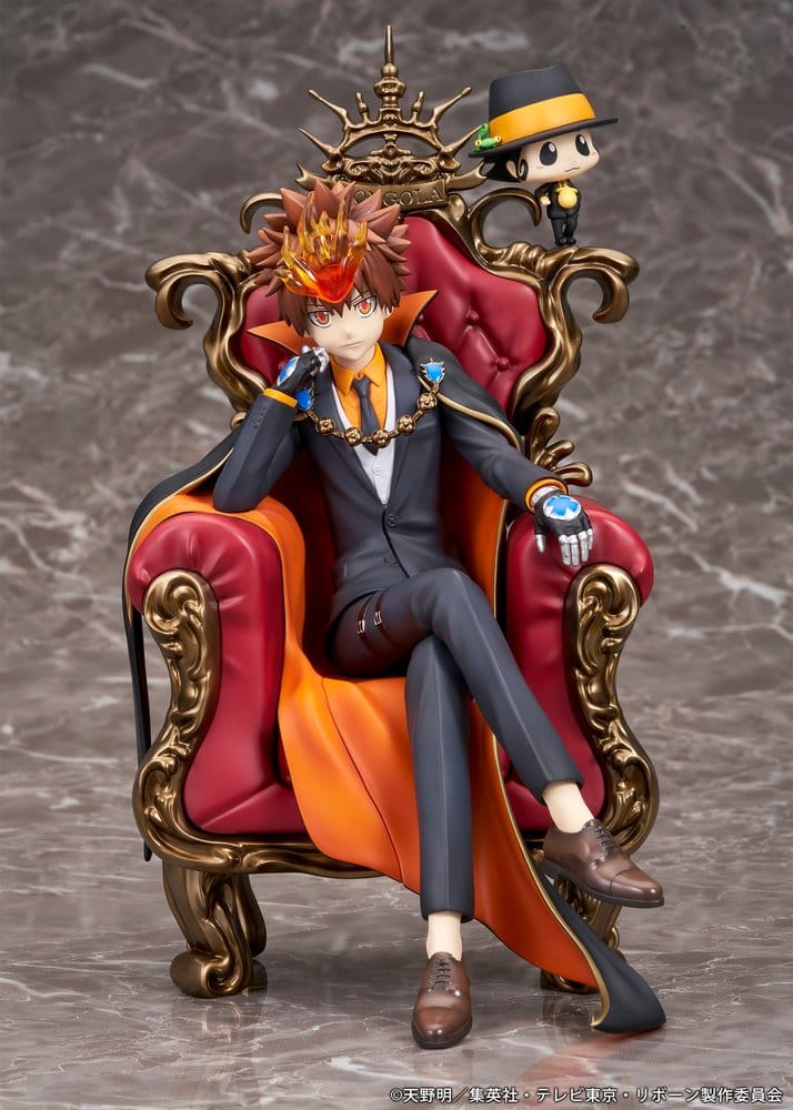 PRECOMENZI - Katekyo Hitman Reborn PVC Figure Tsunayoshi Sawada & Reborn 21 cm