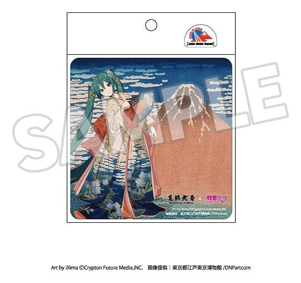 Katsushika Hokusai x Hatsune Miku Car Magnet Thirty-six Views of Mount Fuji Fine Wind, Clear Morning [2]