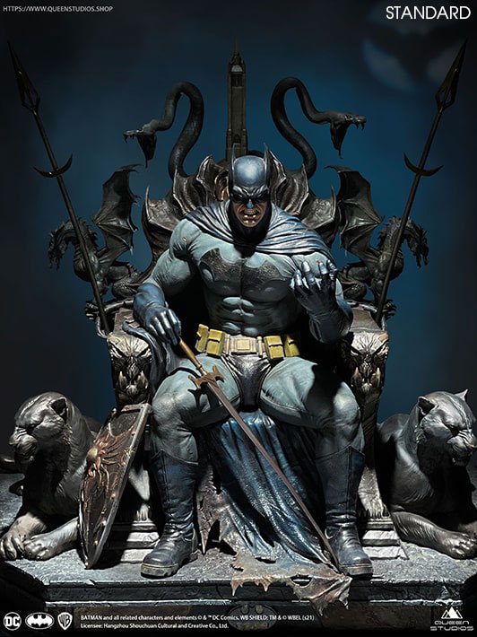 DC Comics Statue 1/4 Batman on Throne 75 cm