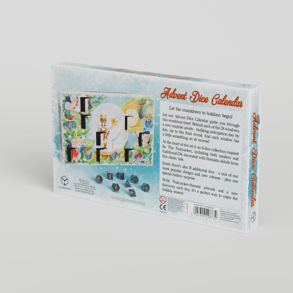 PRECOMENZI - Advent Dice Calendar Nutcracker