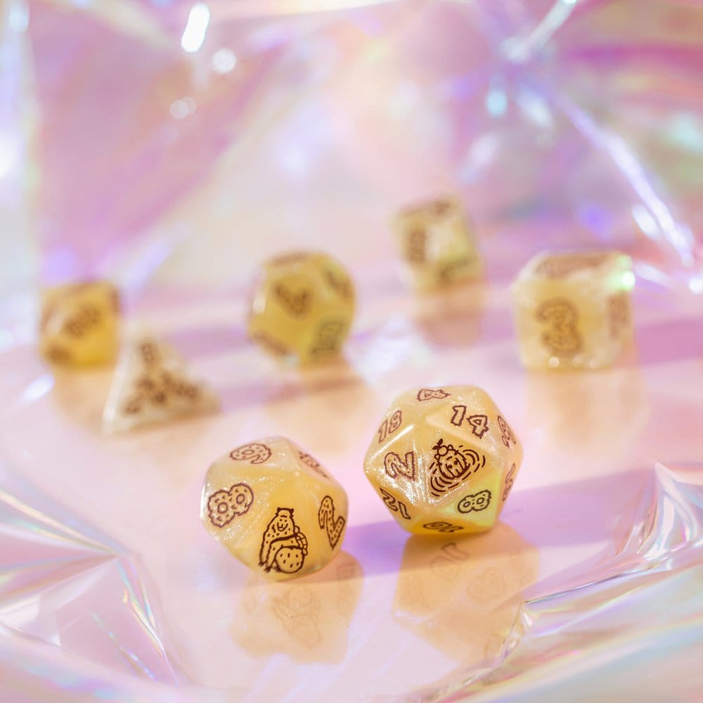 Capybara Dice Set of 7 Sleepie [3]