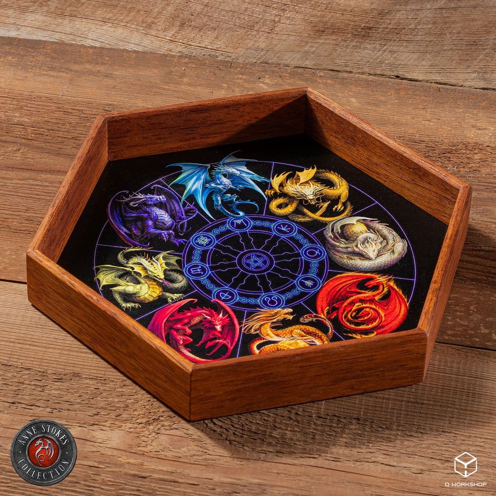 Anne Stokes Dice Tray Dragons of the Sabbats 20 cm