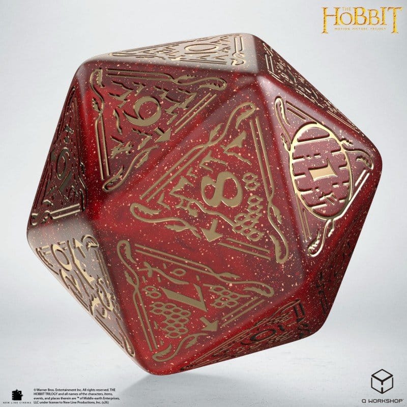 The Hobbit Spindown Jumbo Die Ember TCG D20